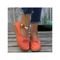 thumbnail image 4 of Innerwin Ladies Loafers Slip On Flats Closed Toe Lightweight Moccasins Driving Work Orange 10, 4 of 6