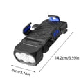 thumbnail image 3 of Bicycle Headlight with Phone Mount & Horn - 500 Lumen USB Rechargeable Cycling Safety Light System, 3 of 8
