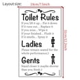thumbnail image 3 of TIMIFIS Wall Stickers Toilet Rules Wall Stickers, Humorous Wall Stickers Are Suitable for Bathroom, Hotel, Bar, Office Building and Home Decoration. Home Decor, 3 of 6