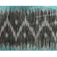 thumbnail image 4 of oneOone Georgette Viscose Fabric Chevron Ikat Print Fabric By The Yard 42 Inch Wide, 4 of 4