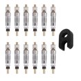 thumbnail image 2 of Ensemble de Noyau de Valve de Pneu de Vélo Ensemble de Noyau de Valve de Bicyclette Kit d'Outils de Réparation de Noyau de Valve d'Air de Pneu Remplacement pour Presta, 15 Pcs, 2 of 9