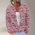 thumbnail image 1 of Jsaierl Ugly Christmas Sweater for Women Cute Xmas Open Front Button Down Sweater Cardigans Fall Winter Knitted Outwear Coat, 1 of 5