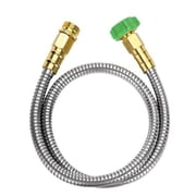 Maoww Versatile Stainless Steel Hose Extender For Various Watering Needs Stainless Steel Garden Hose 1FT