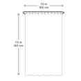thumbnail image 2 of Mainstays Waterproof Heavyweight PEVA Oversized Shower Curtain Liner, 72" x 84", Clear, 2 of 5