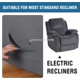 thumbnail image 4 of Super Stretch Recliner Couch Covers Chair Cover Form Fitted Non Slip Reclining Slipcovers for Standard Large Recliner, Soft Thick, 4 of 7