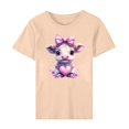 thumbnail image 4 of Meichang T-Shirts Graphiques pour Femmes, T-Shirts de la Saint-Valentin, T-Shirts à Imprimé « Sweet Love », Manches Courtes, Col Rond, Chandail à Enfiler, Coupe Ample, Hauts Décontractés pour les Vacances, 4 of 5