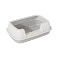thumbnail image 2 of Tyidzon Semi Enclosed High Bar Cats Litter Box With Splashs Proof Designs For Cats And Cats Shovel Suitable For Home Cats, 2 of 6