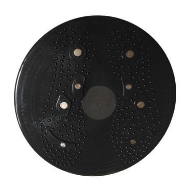 kurtrusly Ménage Femmes Taille Torsion Disque Séance d'Entraînement Remise en Forme Abdominal Plaque d'Exercice Équilibre Pratique Entraîneur Équipement de Sport Noir