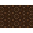 thumbnail image 1 of Ahgly Company Machine Washable Indoor Rectangle Transitional Dark Bronze Brown Area Rugs, 2' x 3', 1 of 7