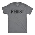 thumbnail image 1 of T-shirt de Résistance pour Hommes, T-Shirt de Protestation Politique Anti-Autorité, T-Shirt de Rassemblement Rebelle, T-Shirt de Marche (Gris Chiné Pâle) - m, 1 of 3