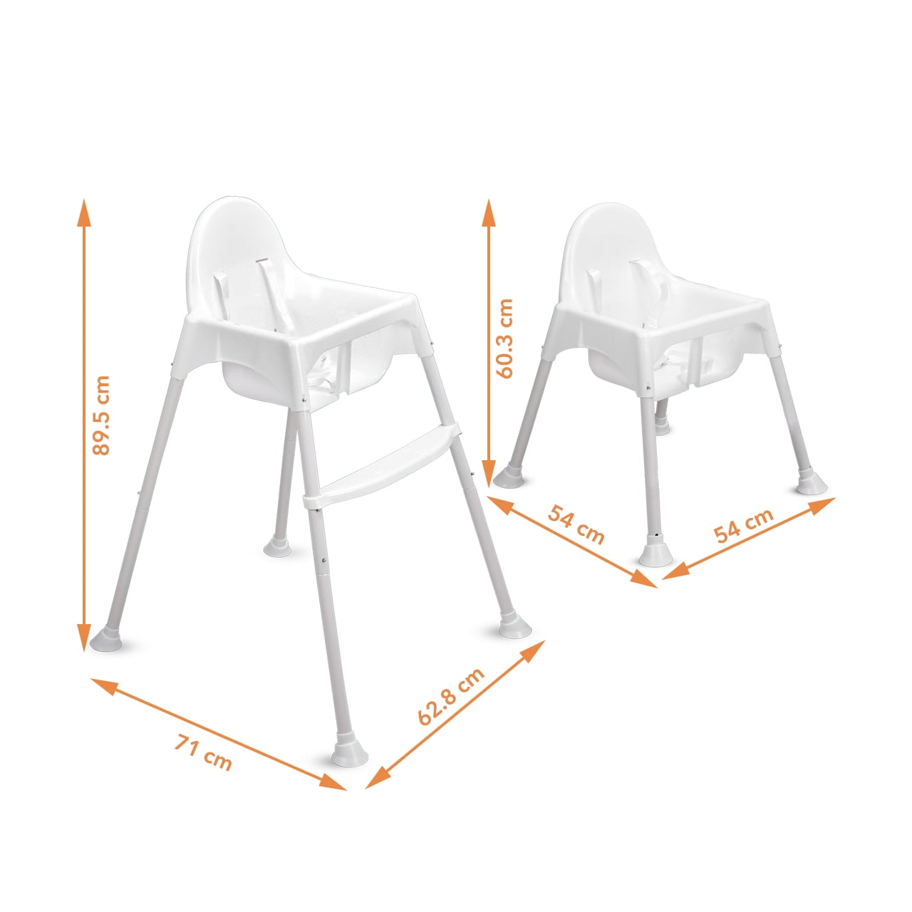 Harmony chaise haute 2-en-1