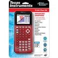 thumbnail image 4 of Texas Instruments TI-84 Plus Calculatrice Graphique Couleur CE, Rouge Radical, 4 of 4
