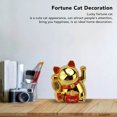 thumbnail image 4 of Lucky Fortune Cat, 5.5 Inches Lucky Cat Waving Arm, Battery Operated Fortune Cat Statue Decorations Symbol For Fortune Money And  Luck Fengshui Lucky Cat For Shops, Restaurants, 4 of 8