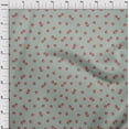 thumbnail image 3 of oneOone Cotton Silk Fabric Pomegranate Fruit Printed Fabric 1 Yard 42 Inch Wide, 3 of 4