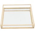 thumbnail image 2 of Decorative Tray Makeup Organizer Jewelry and Perfume Storage Home Decor Vanity Tray, 2 of 8