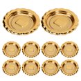 thumbnail image 1 of 20Pcs Plastic Cake Serving Trays Cake Trays Cake Boards for Birthday (Golden), 1 of 5