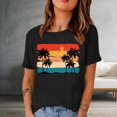 thumbnail image 2 of Birdeem Fashion Woman Print Round-Neck Short Sleeve T-Shirt Printing Loose Blouse Tops, 2 of 4