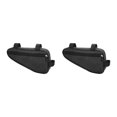 thumbnail image 4 of fastboy Mountain Bicycles Front Tube Frame Storage Bag Road Bikes Anti-scratched Triangular Pouch Keys Cellphone Saddle Holder Black 2Set, 4 of 6