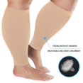 thumbnail image 3 of Wide Calf Compression Sleeves for Women Men Plus Size Compression Legs Sleeves 20-30mmHg Graduated Soft and Comfortable, 3 of 5