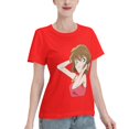 thumbnail image 2 of T-Shirt Basique à Manches Courtes pour Femmes Detective Conan Haihara Ai, 2 of 6