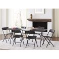 thumbnail image 3 of Pemberly Row 6' Centerfold Blow Molded Folding Table, Black, 1 Count, 3 of 8