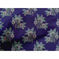 thumbnail image 4 of oneOone Cotton Poplin Fabric Leaves & Floral Block Print Sewing Fabric BTY 56 Inch Wide, 4 of 4