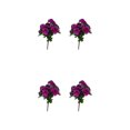 thumbnail image 3 of mmirethe 2x Faible Entretien Apparence Réaliste Faux Fleurs et Plantes Large Application Violet 2Set, 3 of 6