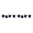 thumbnail image 1 of Wweixi 4pcs ABS Easy Installation Crowns Valve Caps Delicate And Fashionable Appearance Swing Thread black blue 2Set, 1 of 6