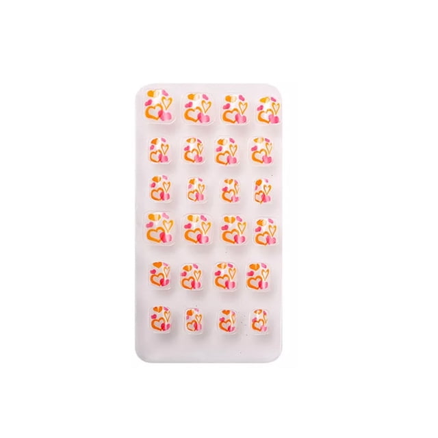 relayinert 1 Set Artificial Tips Cartoons Style Toe Decor Lovely False Fingernails Art Decals Beauty Tool DIY Manicure PNT-16-15