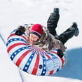 thumbnail image 1 of Inflatable ski ring winter Christmas snow toys, Christmas pattern style 96cm, 1 of 5