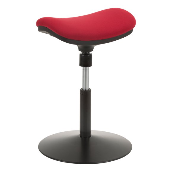Norwood Commercial Furniture NOR-NIL1715F-RD-SO Active Stool W/Adjustable Height Pivot Saddle Seat Red