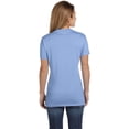 thumbnail image 3 of Hanes T-Shirt à Col en V Nano-T pour Femmes, P, Bleu Pâle, 3 of 5