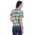 thumbnail image 4 of Moomaya Chemise à Manches Mi-Longues Imprimée pour Femmes, Col Boutonné, Haut Décontracté, 4 of 5