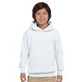 thumbnail image 1 of Hanes ComfortBlend EcoSmart Chandail à Capuchon pour Jeunes Blanc, 1 of 2