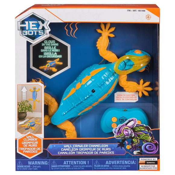 HEX Bots Wall Crawler Chameleon - Corps Orange et Coquille Bleue