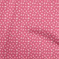 thumbnail image 1 of oneOone Silk Tabby Rose Pink Fabric Kids Foot Craft Projects Decor Fabric Printed By The Yard 42 Inch Wide, 1 of 5