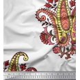 thumbnail image 1 of Soimoi Rayon Fabric Floral & Paisley Block Print Fabric by The Yard 56 Inch Wide, 1 of 3