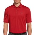 thumbnail image 2 of Callaway Polo de Golf à Manches Courtes à Rayures à Ligne Fine Standard pour Homme, Rouge Tango, XX Grand, 2 of 4