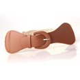 thumbnail image 2 of Ceinture Femme Grand Élastique Extensible Rétro Ceinture Dame Anneau d'Été 3 Pouces de Large - Brun, 2 of 7