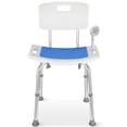 thumbnail image 1 of MaxKare Shower Chair with Removable Back and Padded, 8 Adjustable Height, 300LBS Max Weight, 1 of 9