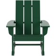 thumbnail image 2 of Palms Modern Adirondack Plastic Outdoor Rocking Chairs (Set of 4), 2 of 8