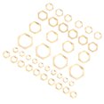 thumbnail image 1 of Pipe Nut, Brass Pipe Nut, Soild Widely Used Pipe Lock Nut, Durable For Plumbing On Thread Pipe And Hose, 1 of 8