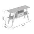 thumbnail image 4 of Safdie & Co. Console Table 47L Brown Reclaimed Wood 1 Drawer 1 Shelf, 4 of 4