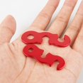 thumbnail image 3 of 10x Aluminum Alloy Camping Tent Guyline Runner Rope Tightener Tensioner--, 3 of 5