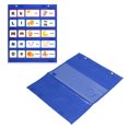 thumbnail image 4 of Pochette Transparente, PVC Polyester Poche Classe Pochette Transparente 5 Rangées pour les Activités pour les Élèves pour l'École, 4 of 8