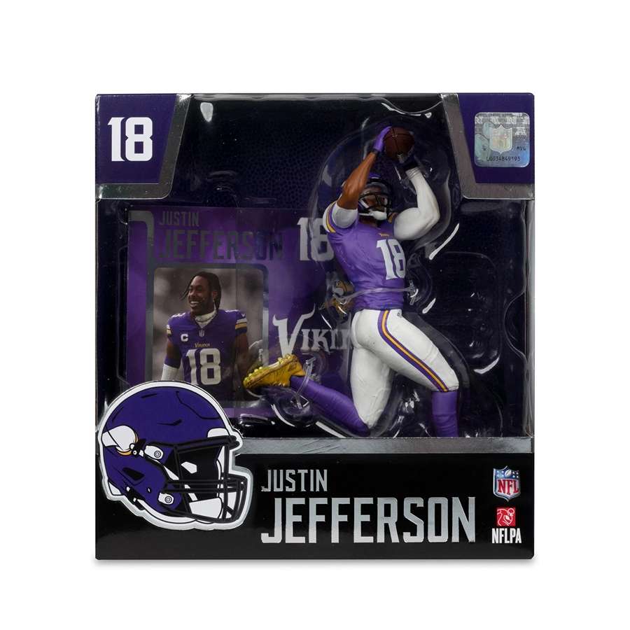 Mcfarlane Sportpicks NFL 7 Inch Posed Figure - Justin Jefferson (Minnesota Vikings)