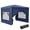 Blue, variant on Outsunny 10'x10' Outdoor Pop Up Party Tent with Carrying Bag White