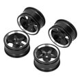 thumbnail image 4 of RC Crawler Parts, RC Car Wheel Rim Hubs Wear-Resistant Durable Lightweight  for MN86 1/12 RC Crawler Red,Blue,Black, 4 of 7