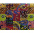 thumbnail image 5 of oneOone Georgette Viscose Magenta Fabric Paisley Patchwork Sewing Craft Projects Fabric Prints By Yard 42 Inch Wide, 5 of 5