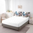thumbnail image 4 of Blue Butterfly Full Comforter Set,7 Pieces Soft Microfiber Rural Pastoral Style Butterflies Comforters with Fitted Sheet,Flat Sheet- Rustic Aesthetic Animal Bedding Sets, 4 of 5